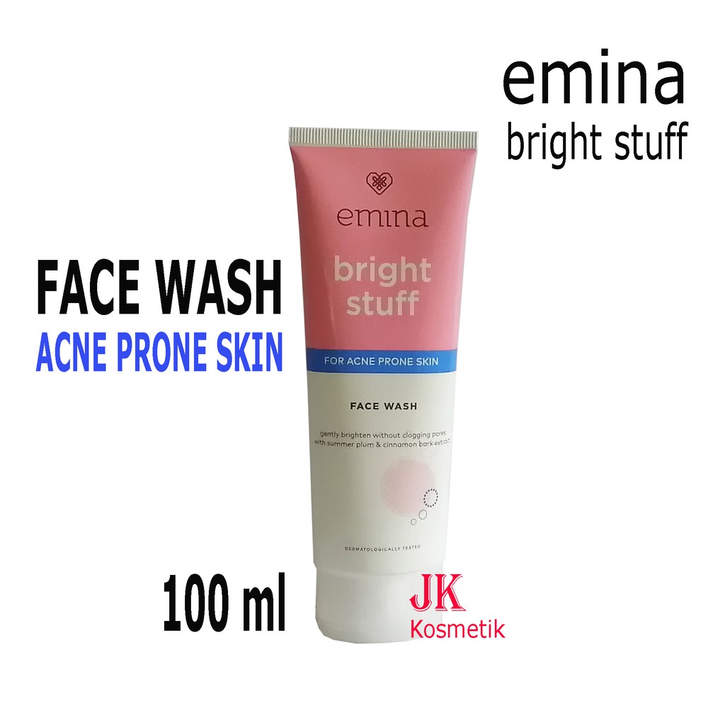 Jual Emina Bright Stuff Face Wash Acne Prone Shopee Indonesia