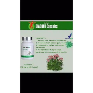 Jual Ecer DIACONT TIENS Nutrisi Diabetes Herbal Terbaik No 1 Di Dunia