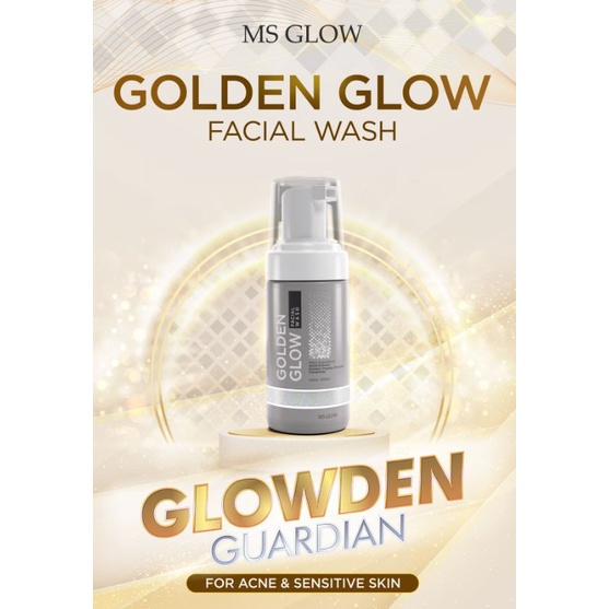 Jual Ready Ms Glow Facial Wash Golden Glow Shopee Indonesia