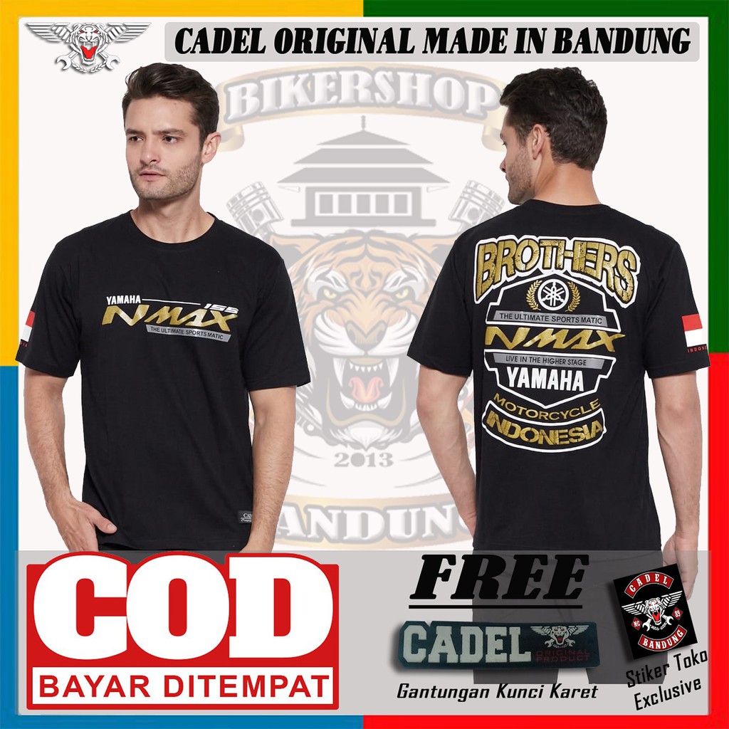 Jual CADEL Kaos NMAX Sunmori Kaos YAMAHA NMAX Bikers Baju Racing