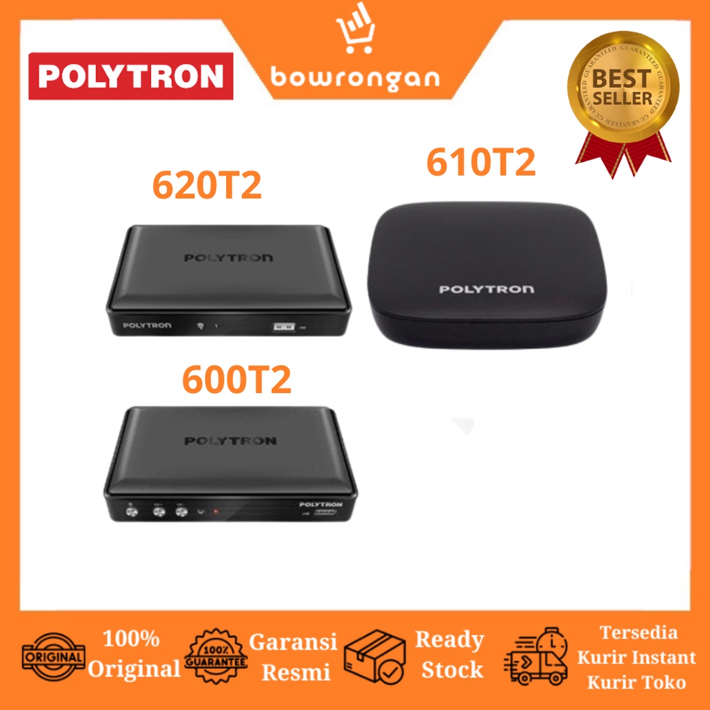 Jual POLYTRON Set Top Box Digital DVB Receiver Siaran TV PDV 600T2 PDV