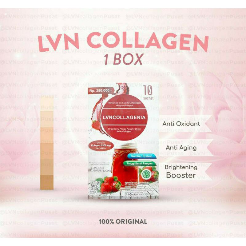 Jual Lvn Collagen Original Lvn Collagenia Shopee Indonesia