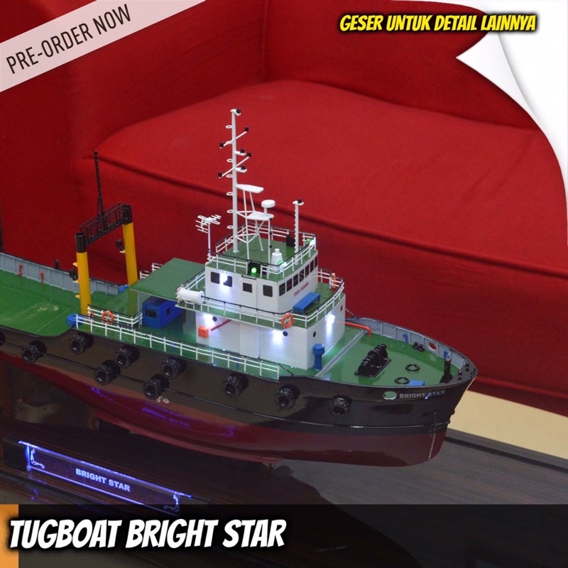 Jual Cod Miniatur Kapal Tugboat Bright Star Cm I Action Figure Hot