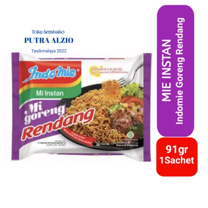 Jual Indomie Goreng Rendang Gr Shopee Indonesia