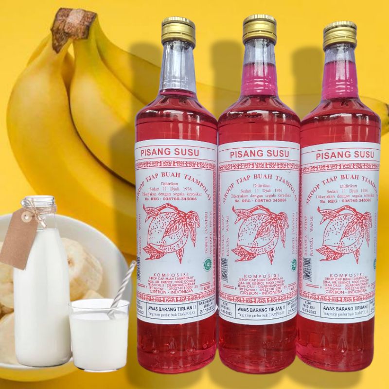 Jual Tjampolay Pisang Susu Sirup Asli Ml Khas Cirebon Shopee Indonesia