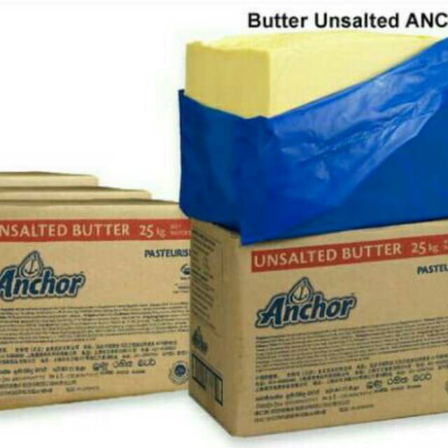 Jual Butter Anchor Unsalted 500 Gr Repack Shopee Indonesia