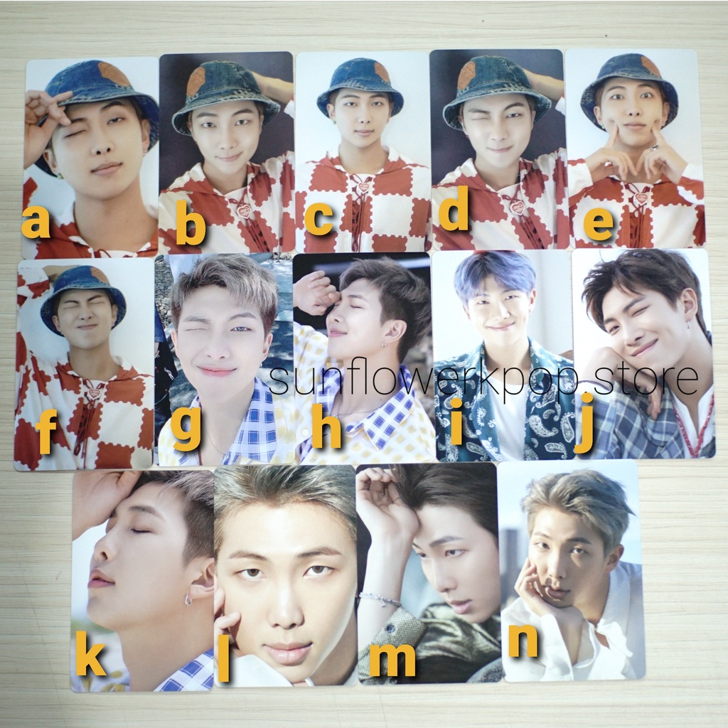 Jual SATU SET NAMJOON RM DICON PHOTOCARD Shopee Indonesia