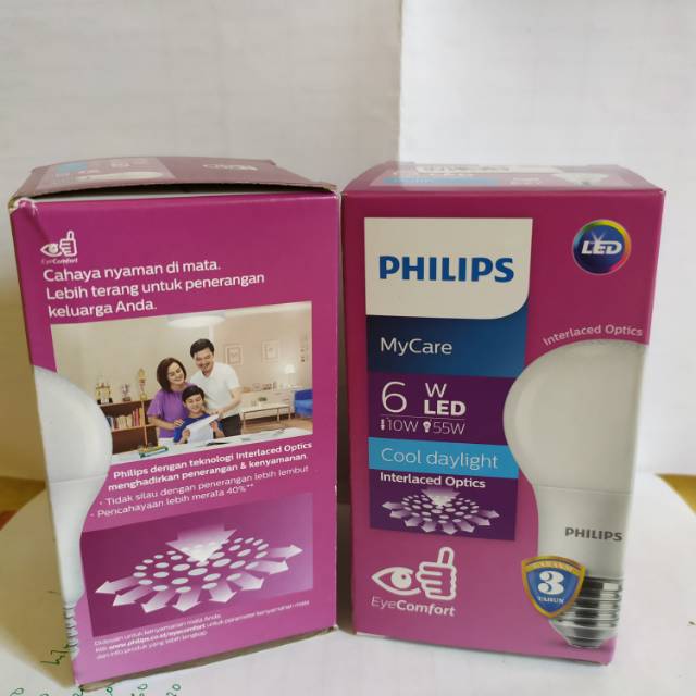 Jual Lampu Philips Led Watt W W Putih Kuning My Care Eye Comfort