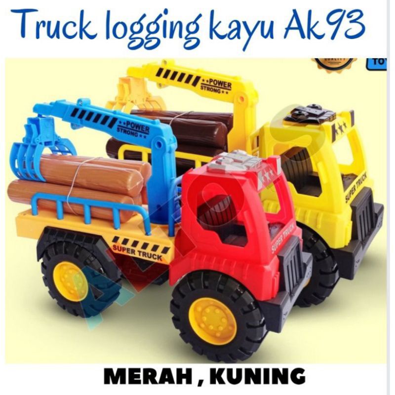 Jual Mainan Mobil Truck Pengangkut Kayu Murah Shopee Indonesia