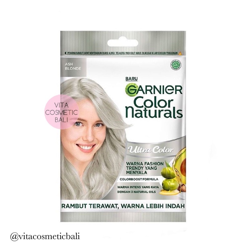 Jual Garnier Color Naturals Pewarna Rambut Ash Blonde Semir Shopee