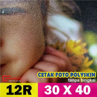 Jual Cetak Foto Photo Semi Kanvas Canvas Polyskin 12R Tanpa Bingkai