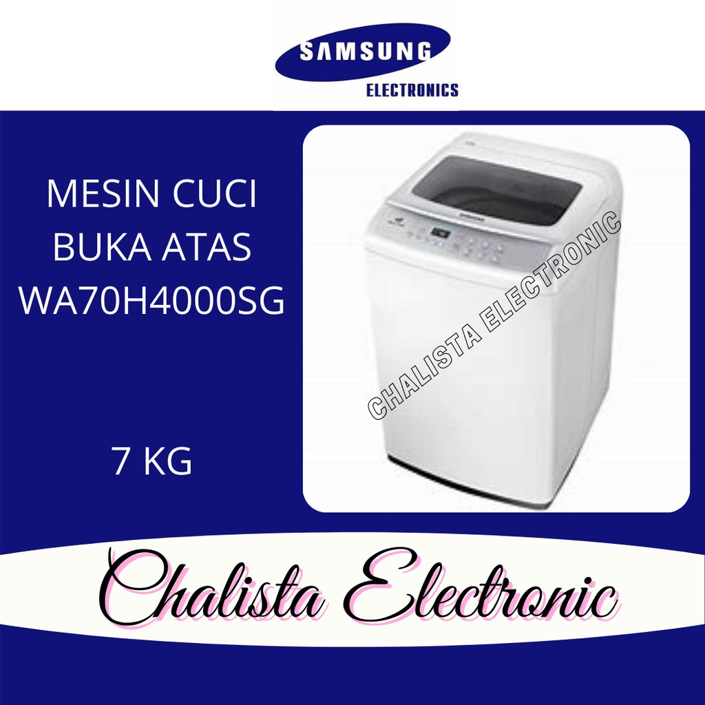 Jual Mesin Cuci Samsung Wa H Sg H Top Loading Kg Shopee