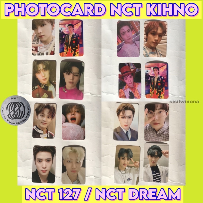 Jual Pc Photocard Nct Kihno Taeyong Jaehyun Jaemin Mark Indonesia