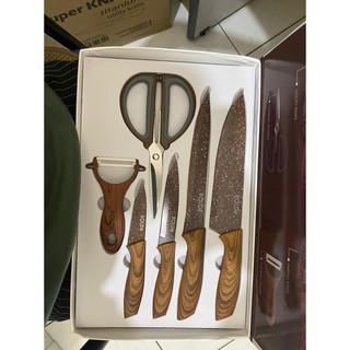 BOLDe Super Knives Marbella Pisau Set Isi 6 Pcs Shopee Indonesia