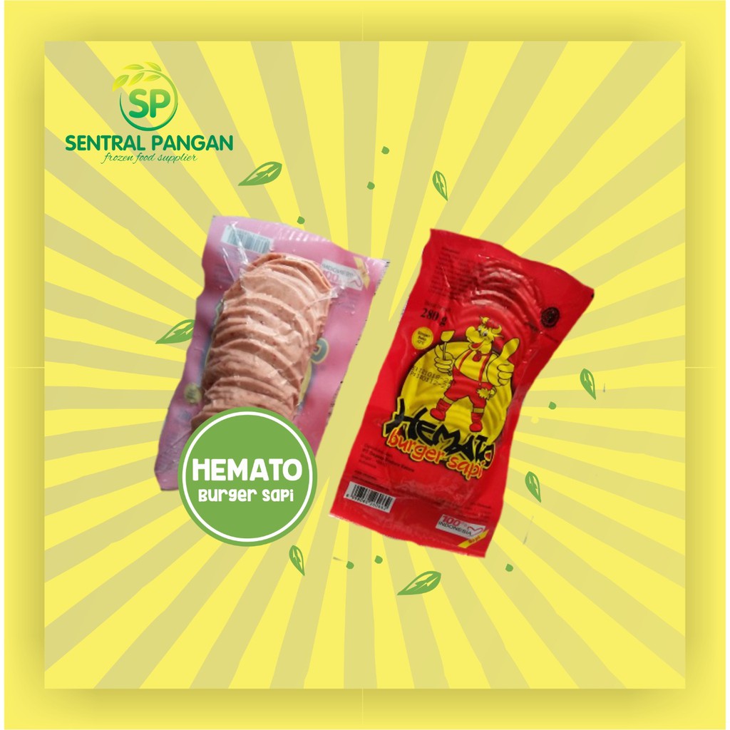 Jual HEMATO Burger Sapi Isi 10 Shopee Indonesia