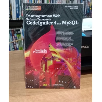 Jual Buku Pemrograman Web Berbasis Framework Codeigniter 4 Dan MYSQL