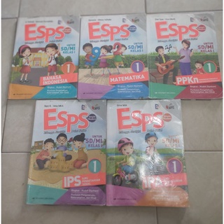 Jual Buku Bekas ESPS Untuk Kelas 1 BHS INDO MTK PPKN IPS IPA