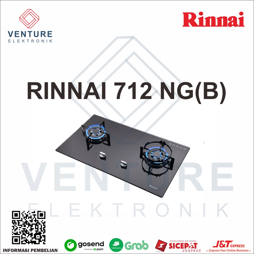 Jual Kompor Gas Tanam Rinnai RB 712N GB Shopee Indonesia