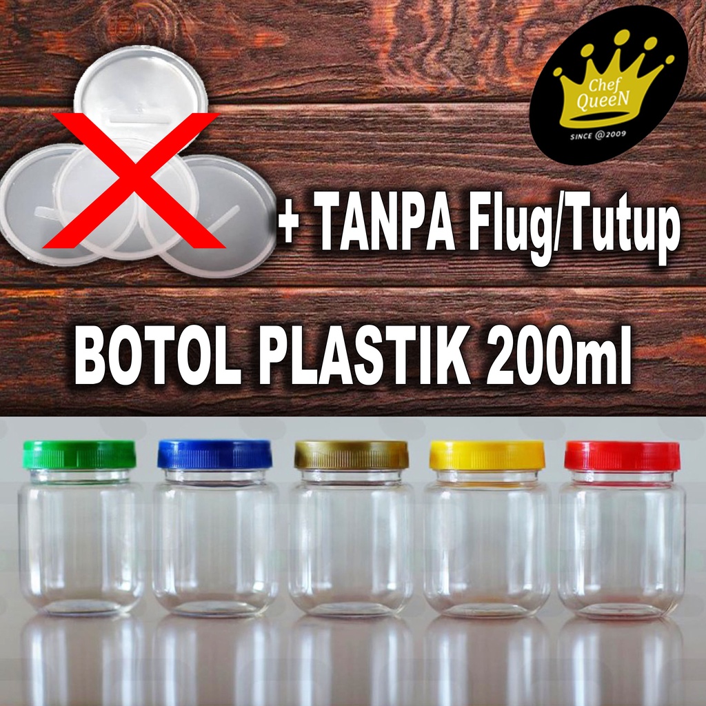 Jual Botol Plastik Toples Sambal Bumbu Ml Botol Kotak Bulat Jar