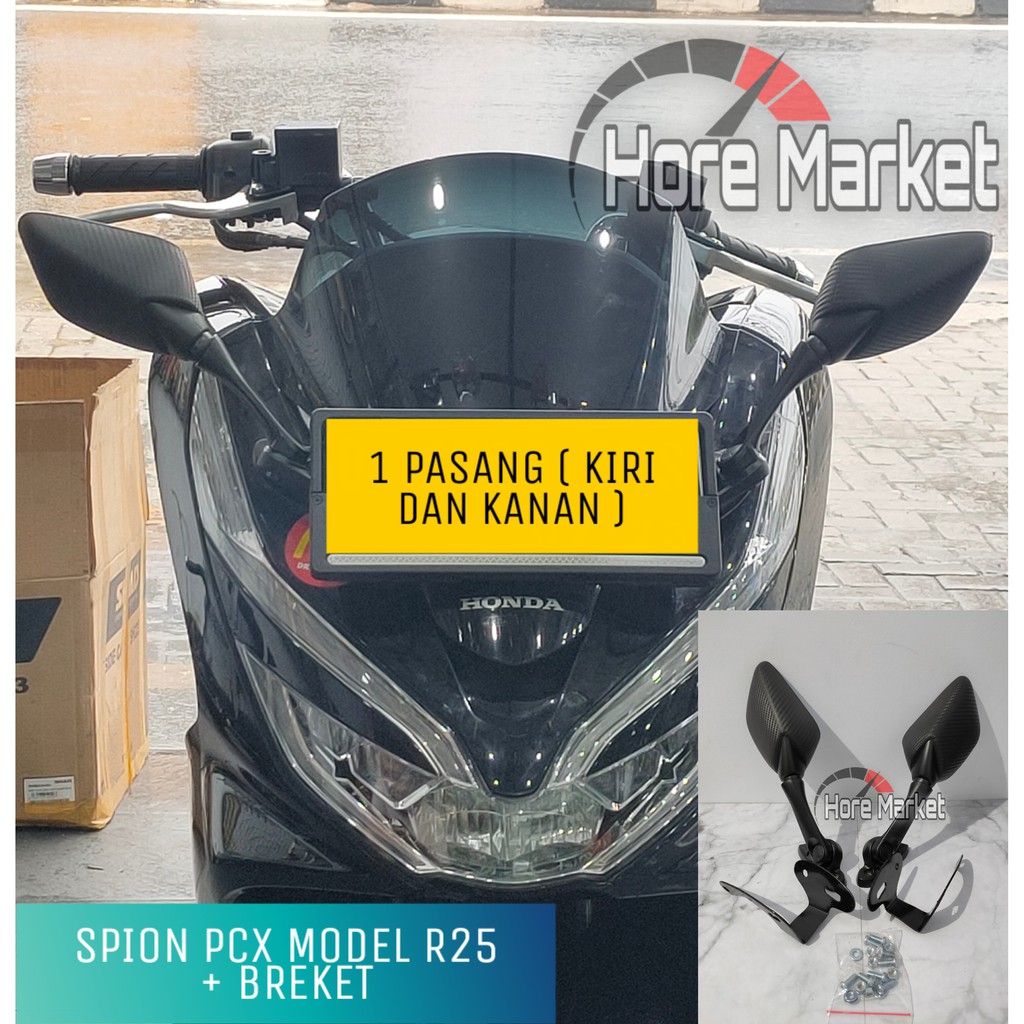 Jual SPION PCX 150 LOKAL 2018 2019 2020 BREKET MODEL R25 Shopee