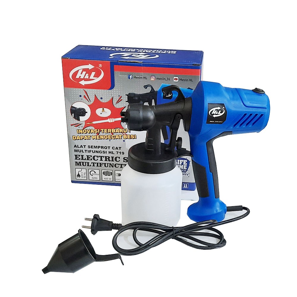 Jual H L Electric Spray Gun Cat Alat Semprot Cat Minyak Elektrik HL