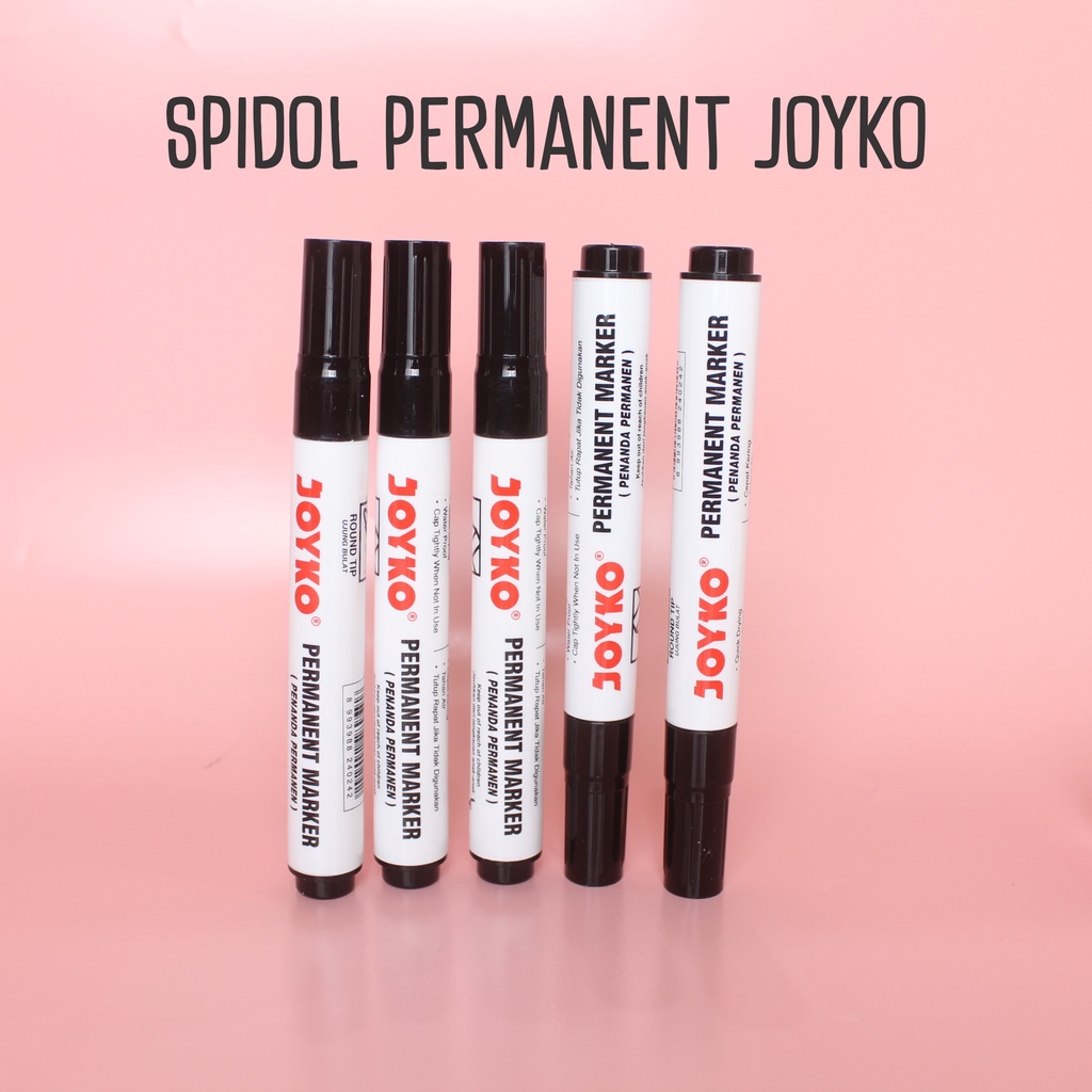 Jual Spidol Hitam Permanent Marker Merk Joyko Shopee Indonesia