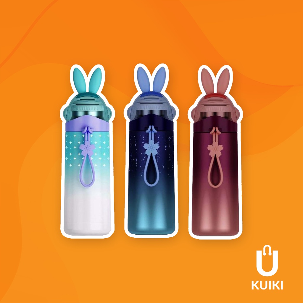 Jual Kuiki Botol Minum Tumbler Unik Rabbit Colorful Termos Vacuum Flask