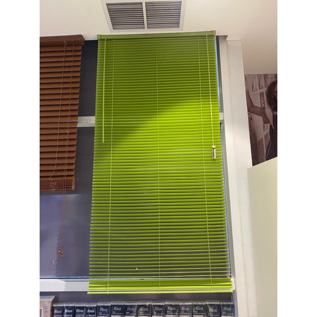 KRIS VENETIAN BLINDS PVC 25mm BLIND ROLLER TIRAI GULUNG JENDELA