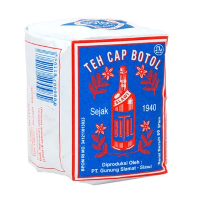 Jual Teh Cap Botol BIRU 40gr Shopee Indonesia