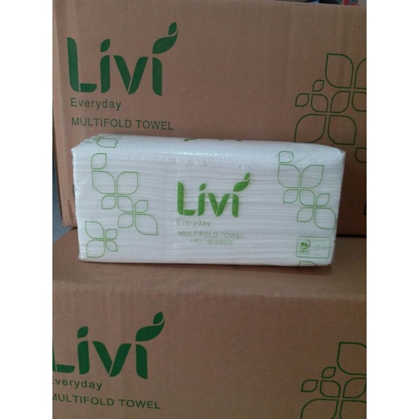 Jual LIVI Everyday Multifold Towel Tissue Cuci Tangan 150 Lembar