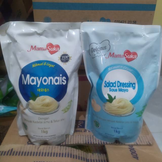 Jual Mamasuka Mayonnaise 1kg Salad Dressing 1kg Real Mayo Mayones