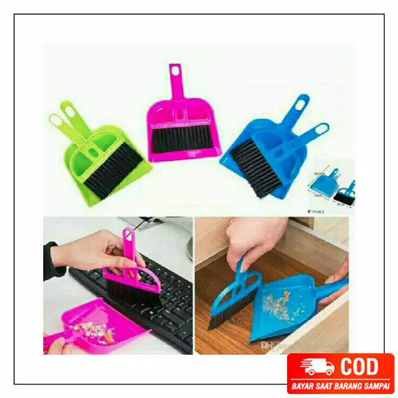 Jual Ori Houseware Sapu Mini Pengki Sapu Serok Mini Dustpan Set Sikat