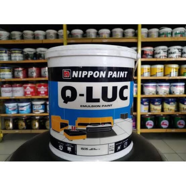 Jual Cat Tembok Qluc Warna Putih Nippon Paint Kg Shopee