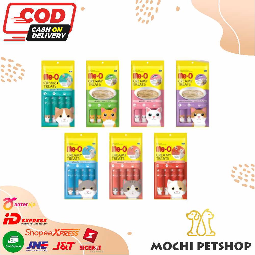 Jual Me O Creamy Treats Meo Creamy Snack Cemilan Basah Kucing Salmon