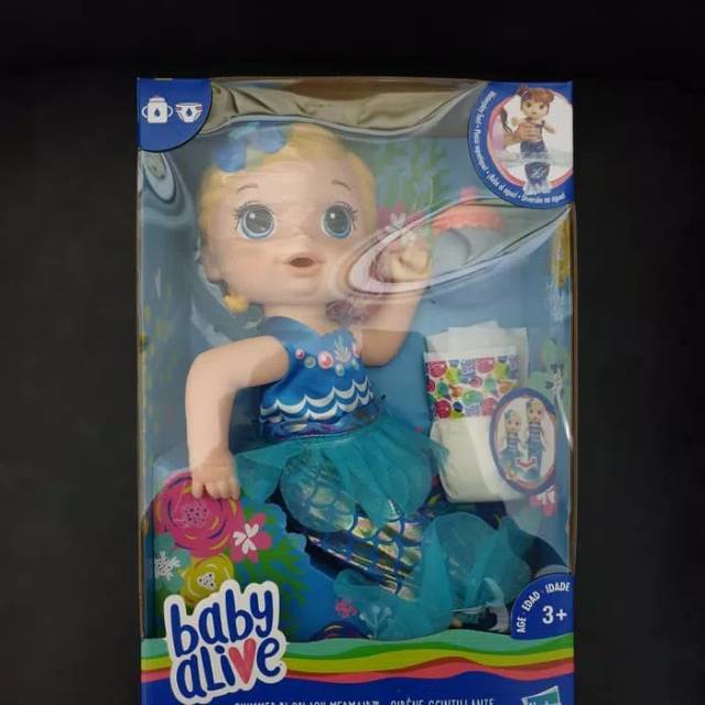 Jual Baby Alive Shimmer And Splash Mermaid Blonde Shopee Indonesia