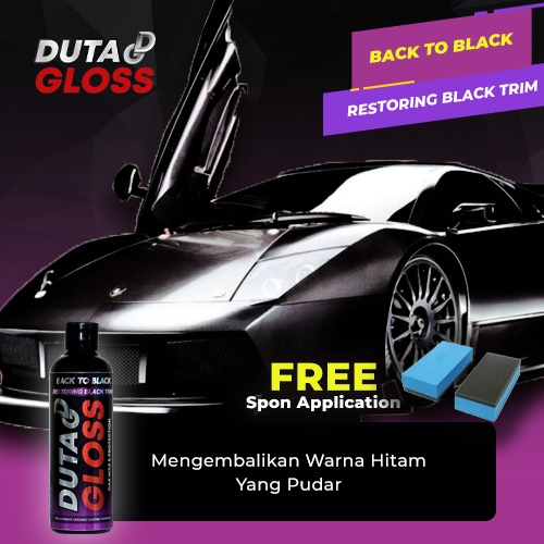 Jual Dutagloss Back To Black Penghitam Body Motor Permanen Dashboard