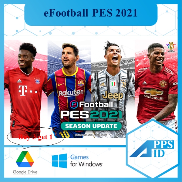 Jual EFootball PES 2021 Season Update PC Laptop Game Buy 3 Free 1