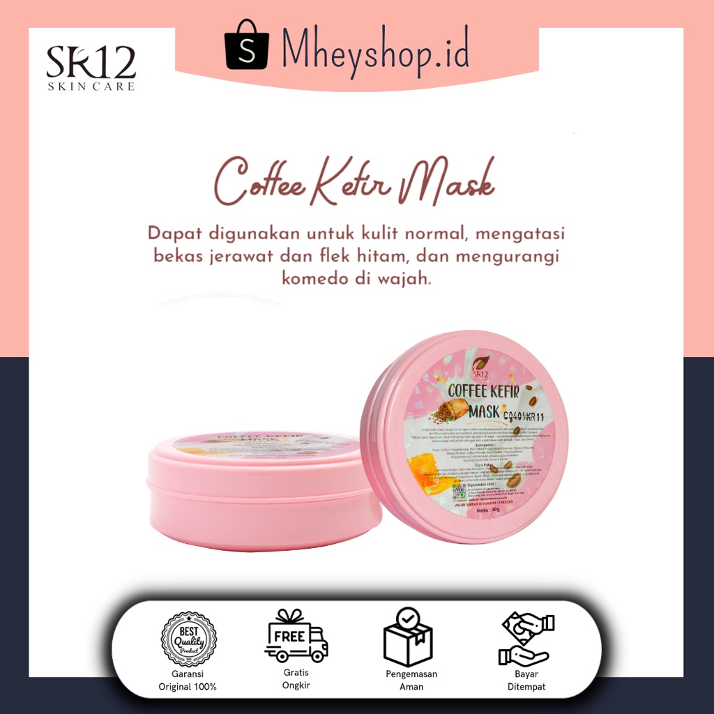 Jual DISTRIBUTOR SR12 Coffee Kefir Mask 50gr SR12 Masker Bekas