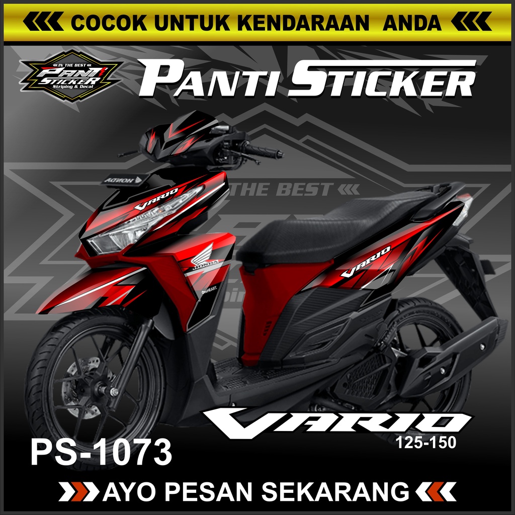 Jual Decal Honda Vario 125 150 Led Full Body Decal Sticker Vario 150