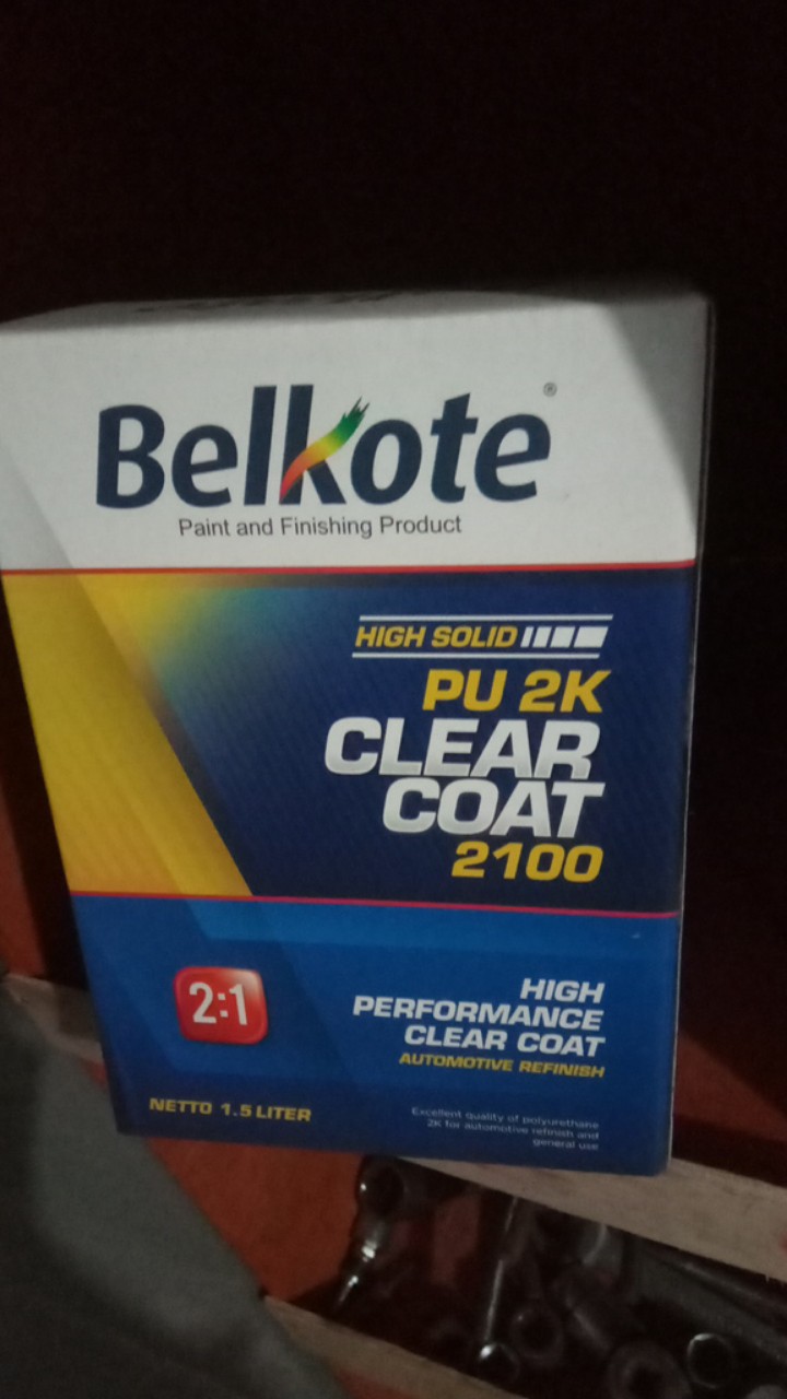 Clear Coat Belkote Pu K High Solid Ltr Shopee Indonesia