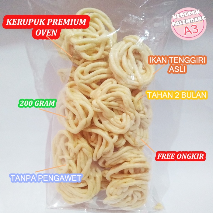 Jual KERUPUK OVEN PREMIUM KRUPUK OVEN KERITING IKAN TENGGIRI KEMPLANG