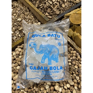 Jual Gula Batu Cap Gajah Bola Original 1 Kg Shopee Indonesia