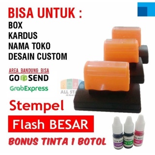 Jual Stempel Jumbo Besar Stempel Flash Stempel Otomatis Shopee Indonesia