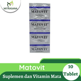 Jual Matovit Vitamin Mata Isi Tablet Shopee Indonesia