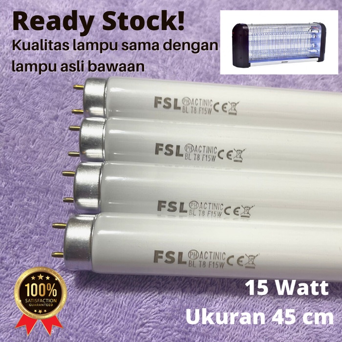 Jual Lampu UV Perangkap Nyamuk 15 Watt 15 W T8 FSL Jb90m KRISBOW Insect