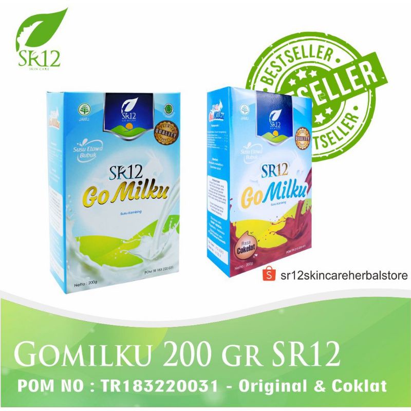 Jual SUSU KAMBING ETAWA BUBUK GOMILKU SR12 BOOSTER ASI MENAMBAH NAFSU