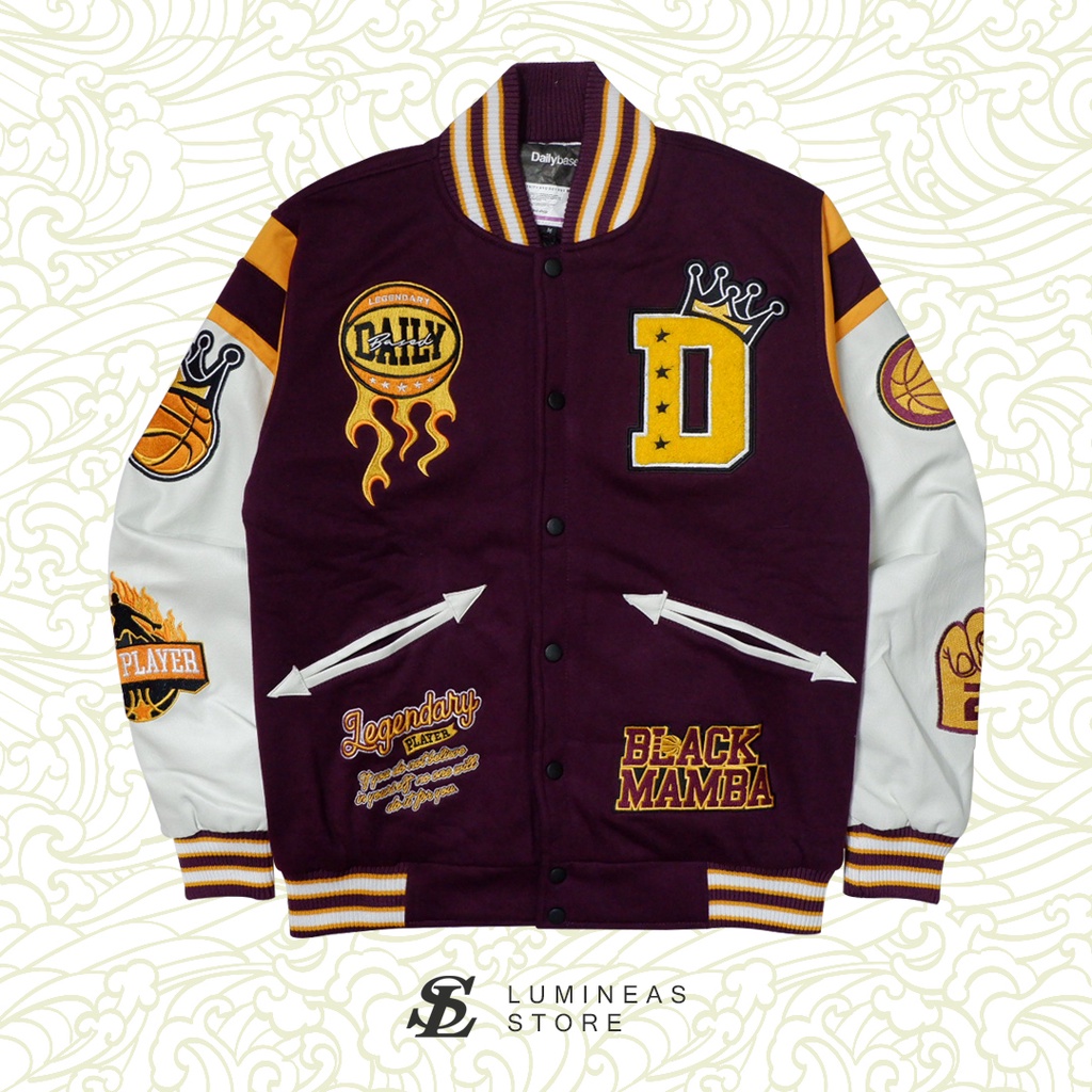 Jual Varsity Jacket Legendary Dailybased Lumineas Store Shopee