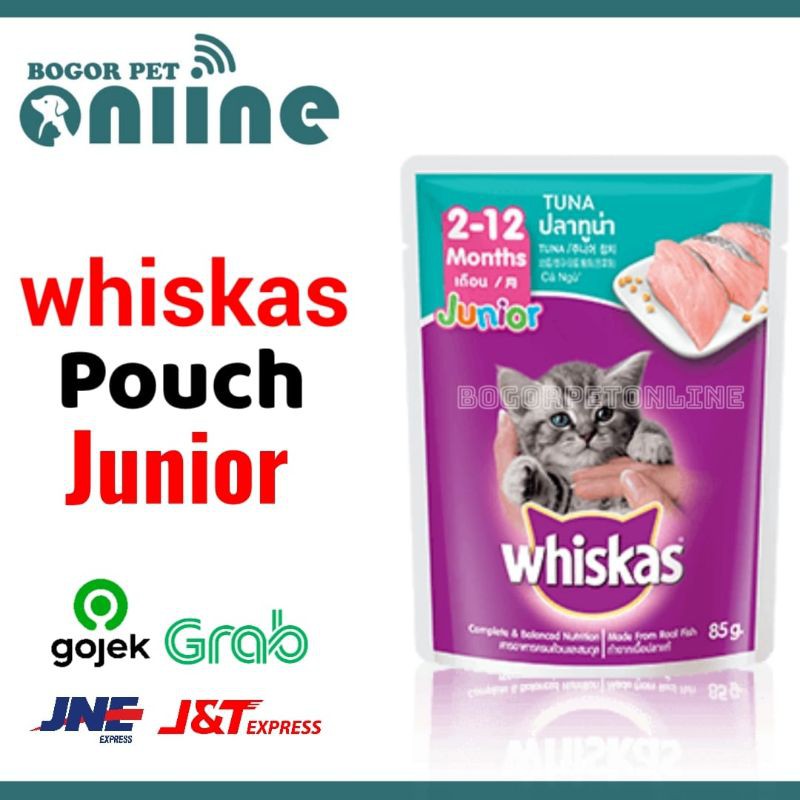 Jual Whiskas Pouch Junior Tuna Gr Makanan Bsah Wet Food Gr