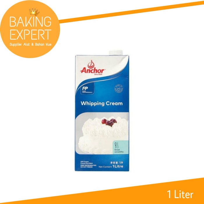 Jual Anchor Whipping Cream L Lt Liter Krim Kocok Shopee Indonesia