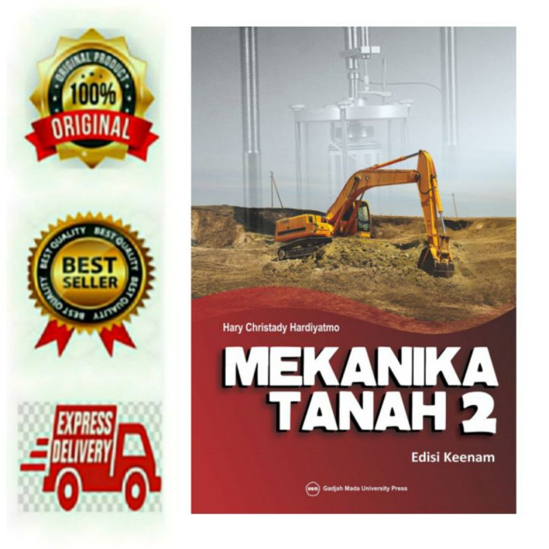 Jual BUKU MEKANIKA TANAH 2 EDISI 6 HARY CHRISTADY HARDIYATMO Shopee